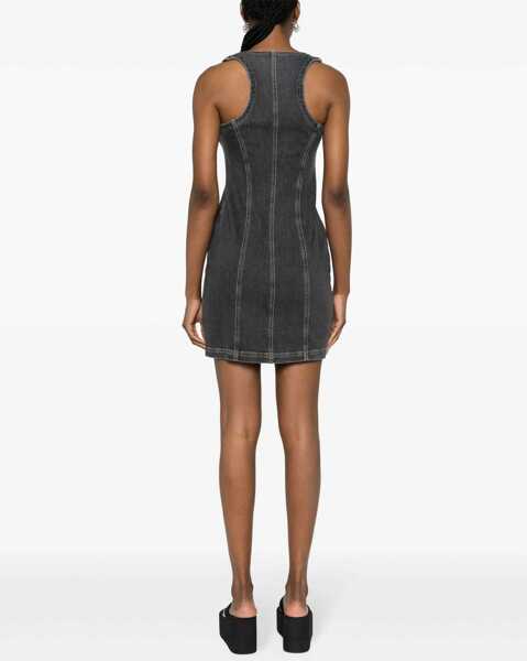 Rochii casual MOSCHINO JEANS Mini Dress BLACK Femei (BM 14011904) 4