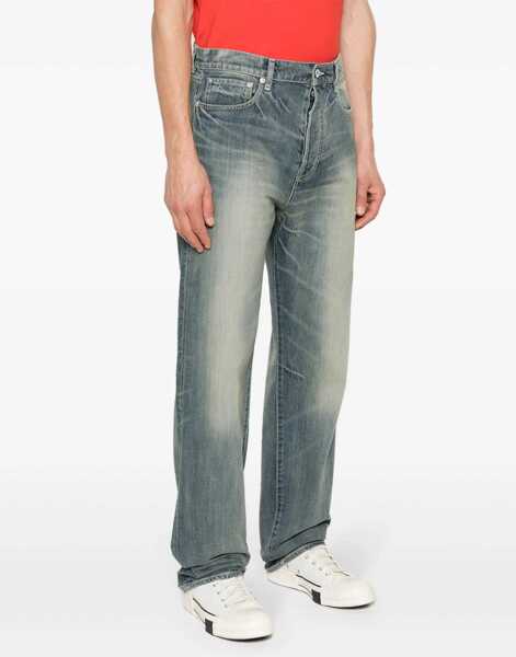 Blugi drepti Kenzo Asagao Straight Jeans Kenzo Creations BLUE Barbati (BM 14012546) 3