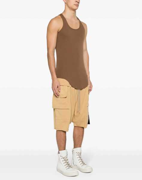 Tricouri Rick Owens Cotton Tank Top BROWN Barbati (BM 14012615) 3