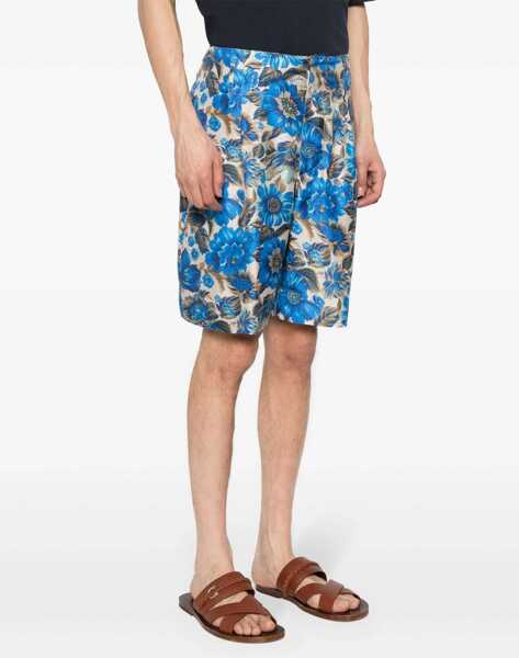 Pantaloni scurti Moschino Short All Over Blue Flower MULTICOLOUR Barbati (BM 14012699) 3