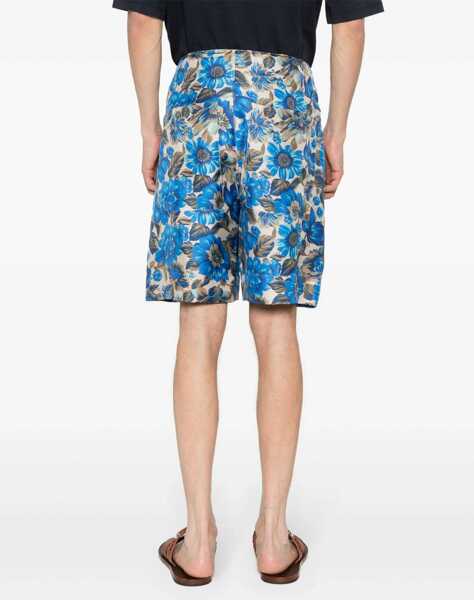 Pantaloni scurti Moschino Short All Over Blue Flower MULTICOLOUR Barbati (BM 14012699) 4