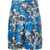 Moschino Short All Over Blue Flower MULTICOLOUR