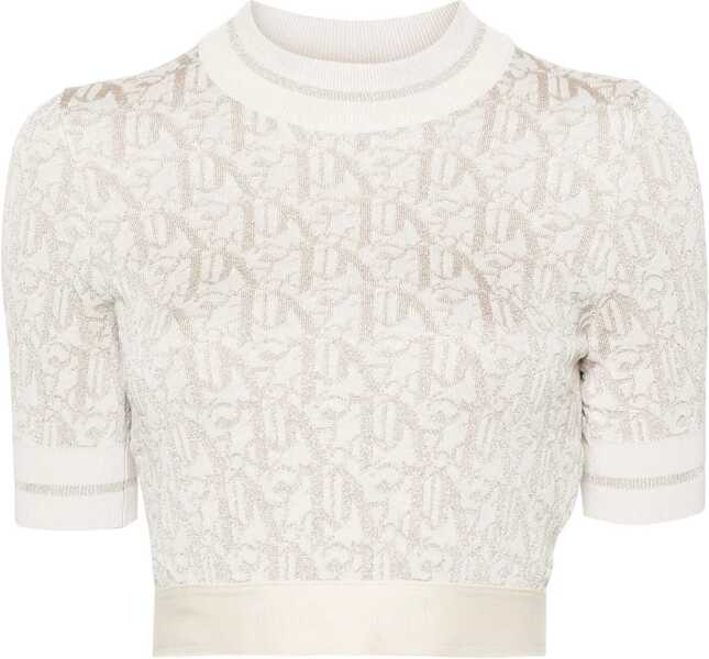 Bluze Palm Angels Monogram Jersey WHITE Femei (BM 14012762) 1