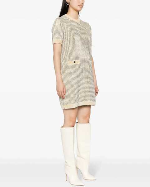 Rochii casual Tory Burch Velvet Dress IVORY Femei (BM 14013137) 3