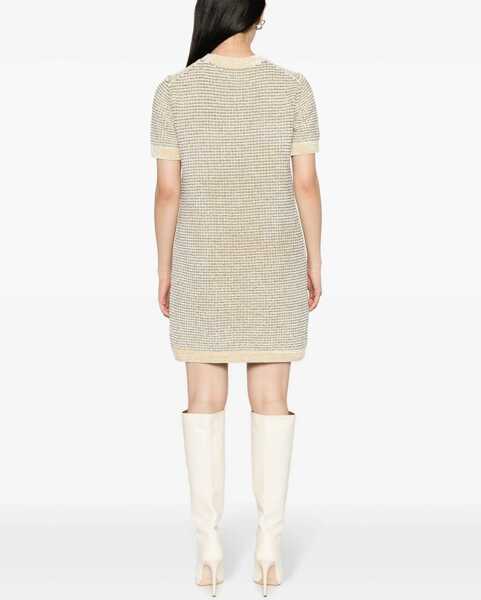 Rochii casual Tory Burch Velvet Dress IVORY Femei (BM 14013137) 4