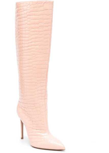 Cizme scurte Paris Texas Leather Boot PINK Femei (BM 14013383) 2