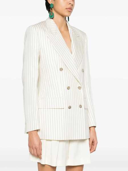 Sacouri Tom Ford Double-Breasted Jacket Wallis POWDER Femei (BM 14013395) 3