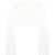 COURR&Egrave;GES Cropped Sweatshirt WHITE