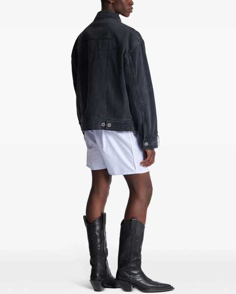 Sacouri office Balmain Denim Jacket BLACK Barbati (BM 14013734) 4