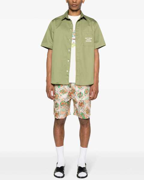 Pantaloni scurti DRLE DE MONSIEUR Bermuda Shorts With Print MULTICOLOUR Barbati (BM 14013863) 2