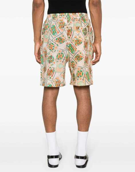 Pantaloni scurti DRLE DE MONSIEUR Bermuda Shorts With Print MULTICOLOUR Barbati (BM 14013863) 4