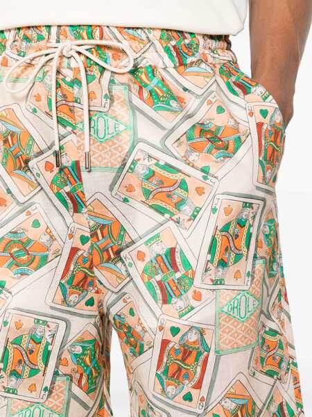 Pantaloni scurti DRLE DE MONSIEUR Bermuda Shorts With Print MULTICOLOUR Barbati (BM 14013863) 5