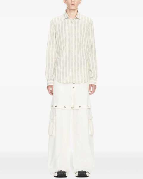 Blugi drepti Off-White 90S Super Baggy Jeans WHITE Barbati (BM 14014112) 2