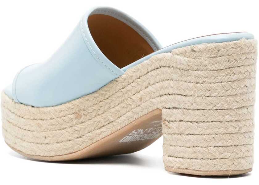 Sandale MOSCHINO JEANS Denim Footbed. BABY BLUE Femei (BM 14015087) 3