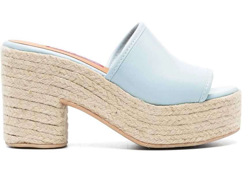 Sandale MOSCHINO JEANS Denim Footbed. BABY BLUE Femei (BM 14015087) 1