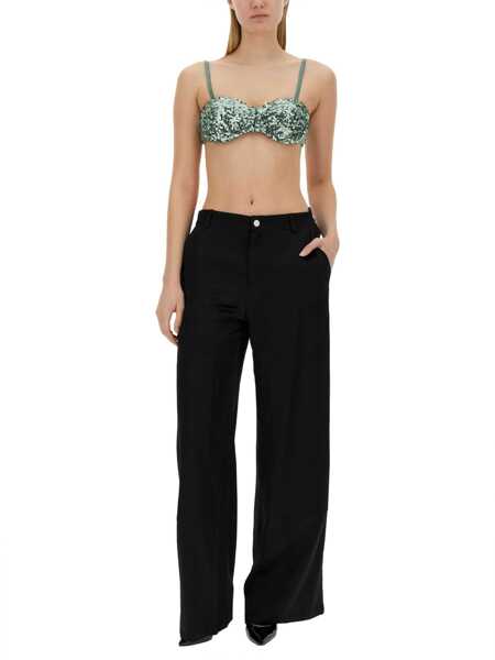 Bluze MOSCHINO JEANS Sequined Top BABY BLUE Femei (BM 14015129) 2