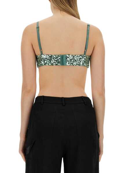 Bluze MOSCHINO JEANS Sequined Top BABY BLUE Femei (BM 14015129) 3