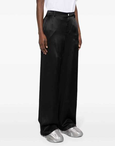 Pantaloni casual MOSCHINO JEANS Wide Leg Pants BLACK Femei (BM 14015132) 3
