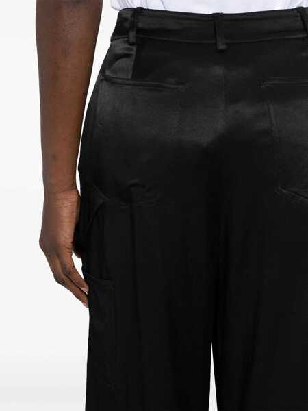 Pantaloni casual MOSCHINO JEANS Wide Leg Pants BLACK Femei (BM 14015132) 5