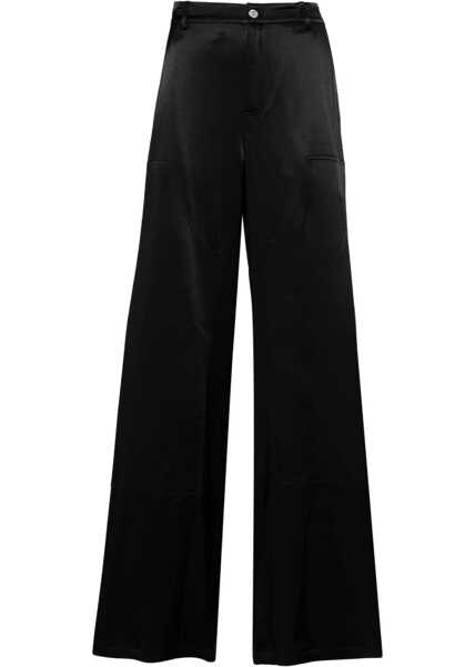 Pantaloni casual MOSCHINO JEANS Wide Leg Pants BLACK Femei (BM 14015132) 1