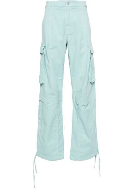 Pantaloni casual MOSCHINO JEANS Cargo Pants BABY BLUE Femei (BM 14015345) 1