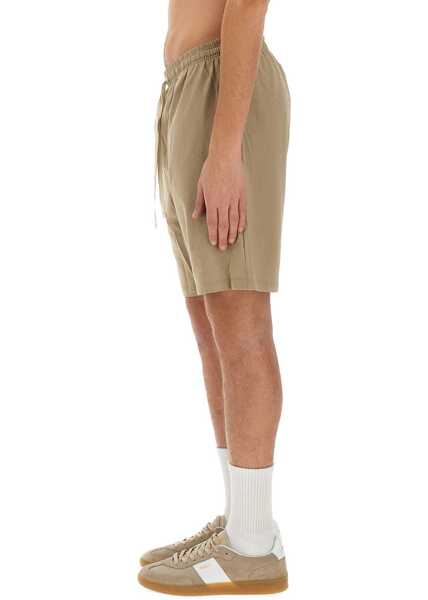Pantaloni scurti Hugo Boss Cotton Bermuda Shorts BEIGE Barbati (BM 14015351) 4
