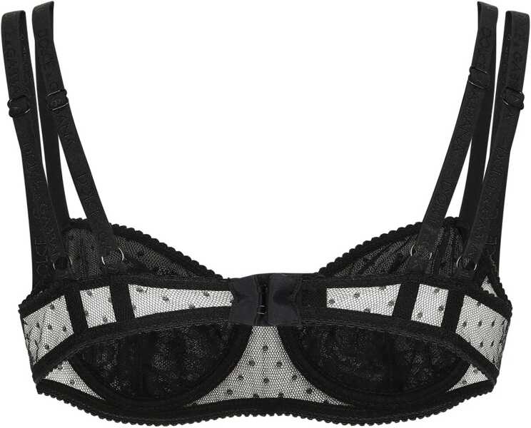 Sutiene Dolce & Gabbana Lace Balconette Bra BLACK Femei (BM 14015495) 2