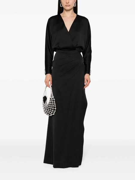 Rochii casual GENNY Long Dress BLACK Femei (BM 14015552) 2