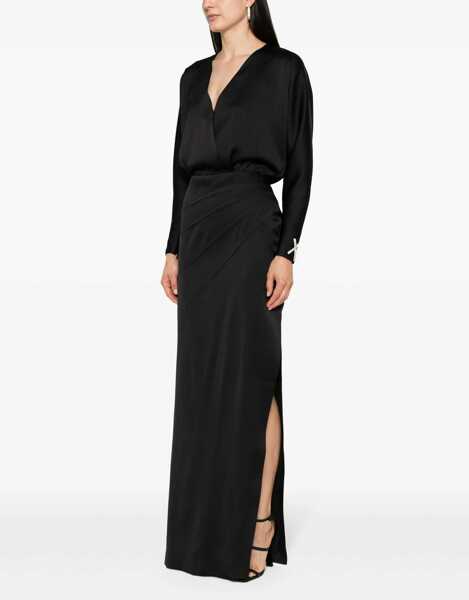 Rochii casual GENNY Long Dress BLACK Femei (BM 14015552) 3