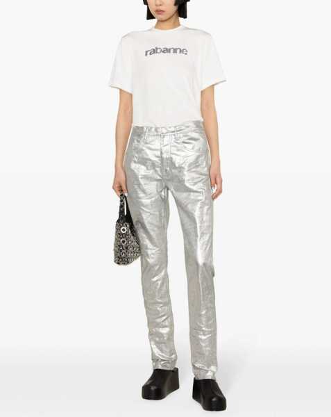 Tricouri RABANNE T-Shirt With Logo WHITE Femei (BM 14015591) 2