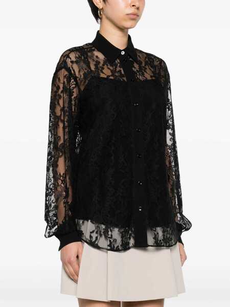 Camasi elegante Moschino Lace Shirt BLACK Femei (BM 14015840) 3