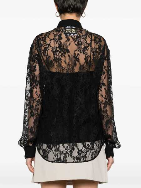 Camasi elegante Moschino Lace Shirt BLACK Femei (BM 14015840) 4