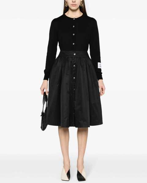 Fuste casual Moschino Poplin Skirt BLACK Femei (BM 14015918) 2