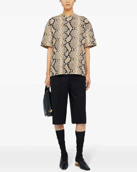 Tricouri Jil Sander T-Shirt With Animal Pattern ANIMALIER Femei (BM 14016053) 2