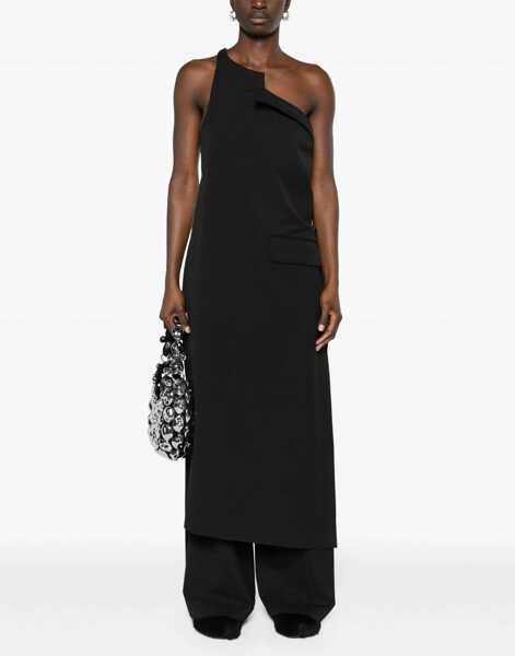 Bluze MM6 Maison Margiela Asymmetrical Top BLACK Femei (BM 14016098) 2