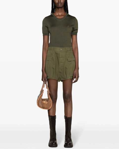 Pulovere casual Vivienne Westwood Jersey With Logo GREEN Femei (BM 14016122) 2