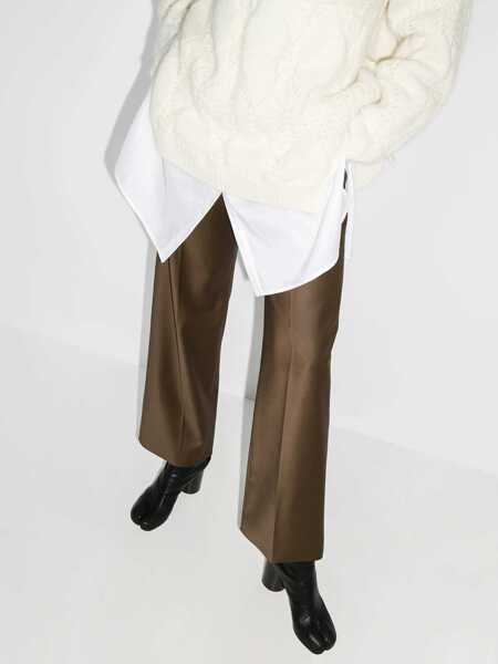 Bluze MM6 Maison Margiela Oversize Fit Shirt WHITE Femei (BM 14016344) 3