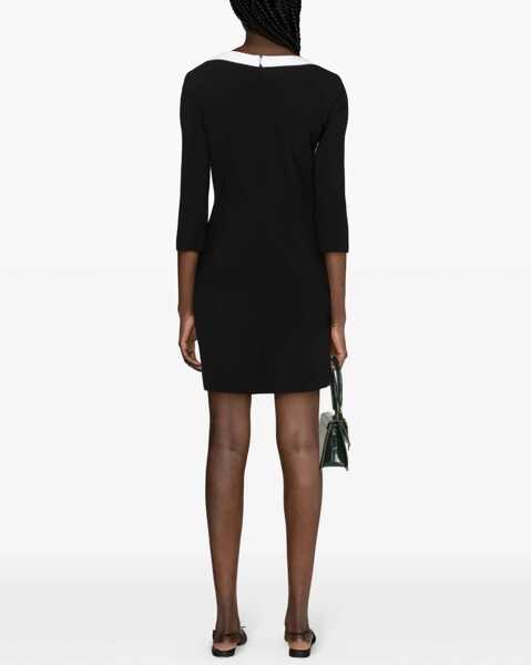 Rochii casual Moschino Crepe House Symbols Dress ? BLACK Femei (BM 14016353) 4