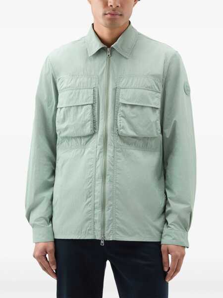 Camasi casual Woolrich Nylon Shirt GREEN Barbati (BM 14016554) 3