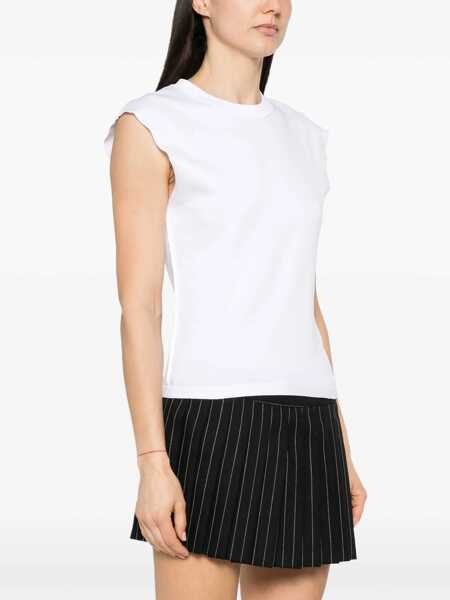 Tricouri RABANNE Cotton T-Shirt WHITE Femei (BM 14016854) 3