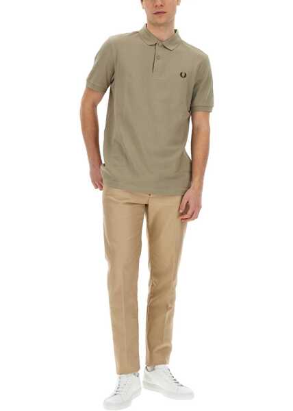 Tricouri Polo Fred Perry Polo With Logo BEIGE Barbati (BM 14017151) 2