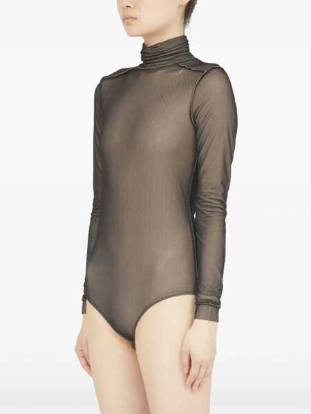 Body-uri Maison Margiela Turtleneck Bodysuit BLACK Femei (BM 14017214) 4