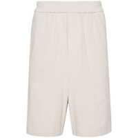 Pantaloni AMI Paris Cotton Bermuda Shorts With Logo Barbati
