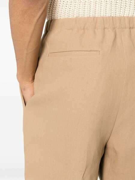 Pantaloni Fendi Fendi Canvas Trousers Beige Barbati (BM 14023685) 5