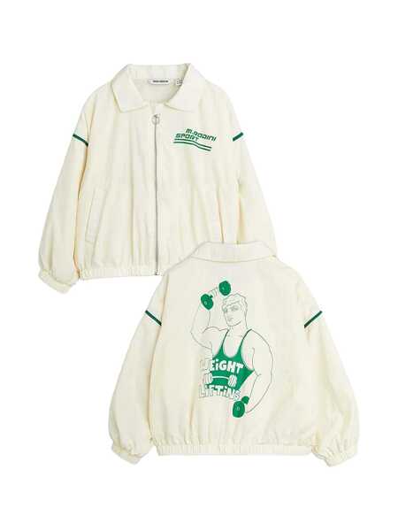 Bomber jacket MINI RODINI Bomber jacket White Fete (BM 14024558) 3