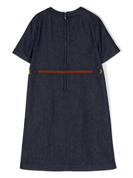 Rochii Gucci Denim GG dress Blue Fete (BM 14024759) 2