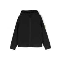 Geci de iarna Stone Island Black jacket with logo