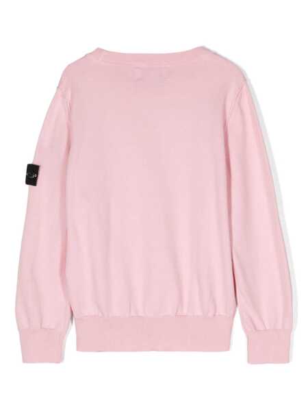 Pulovere casual Stone Island Pink sweatshirt with logo Pink Baieti (BM 14024846) 2