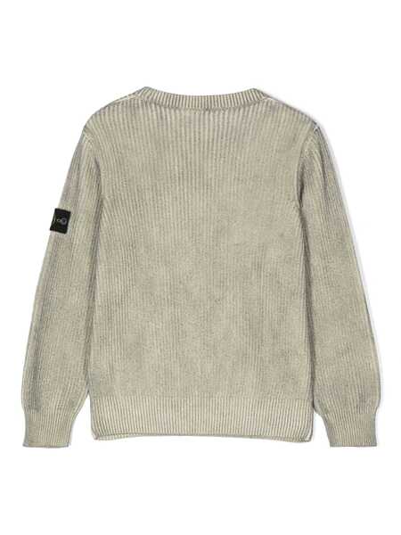 Pulovere Stone Island Ribbed cotton sweater Green Baieti (BM 14024879) 2