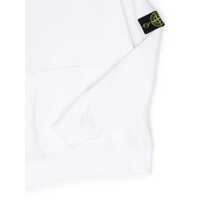 Bluze de trening Stone Island pentru Baieti - Bluze de trening Stone Island White hoodied sweatshirt White Baieti (BM 14024921) - B-mall.ro